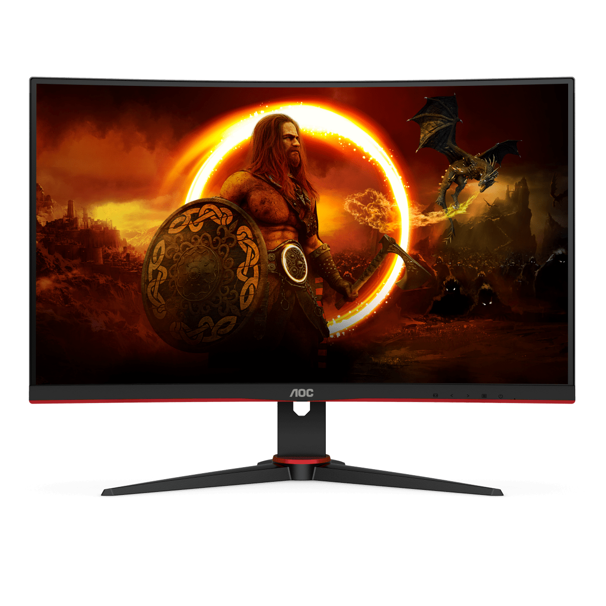 AOC C24G2AE 23,6'' 165Hz ukrivljen gaming monitor