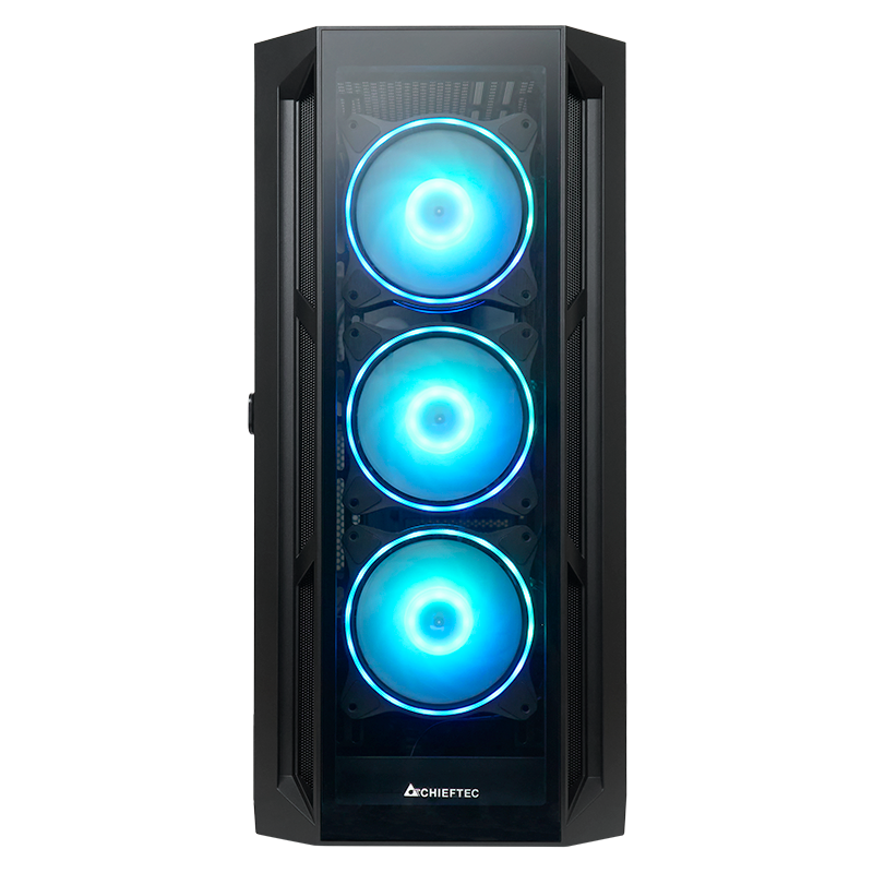 Chieftec APEX USB3.2 Gen2 ATX A-RGB ohišje, črno