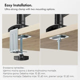 VonHaus enojni namizni nosilec do diagonale 32 plinska vzmet 3000914
