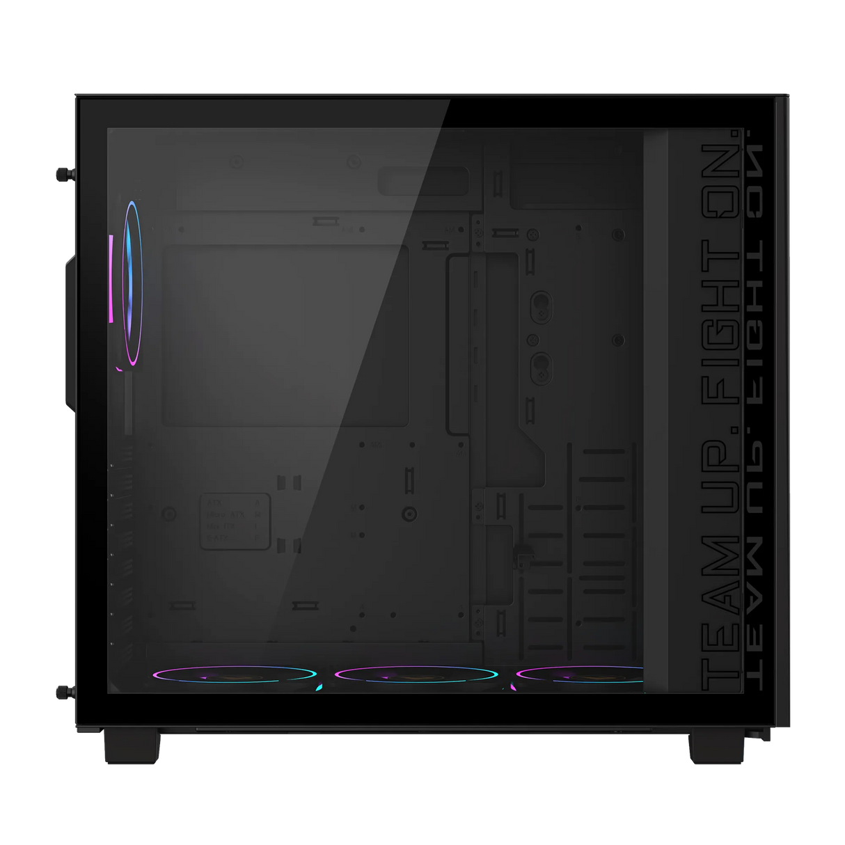 Gigabyte AORUS C400 GLASS USB-C USB 3.2 Gen2 ATX AORUS RGB osvetljeno ohišje, črno