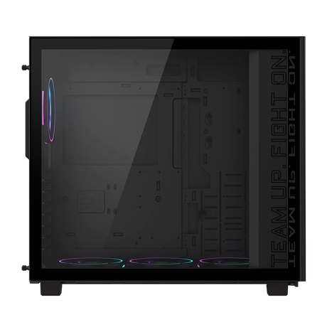 Gigabyte AORUS C400 GLASS USB-C USB 3.2 Gen2 ATX AORUS RGB osvetljeno ohišje, črno