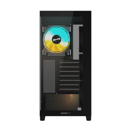 Gigabyte C500 PANORAMIC STEALTH ICE USB-C USB 3.2 Gen2 ATX ARGB osvetljeno ohišje, črno