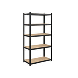 SONGMICS Regal 50 x 100 x 200 cm rjavo-črna, GLR050B01
