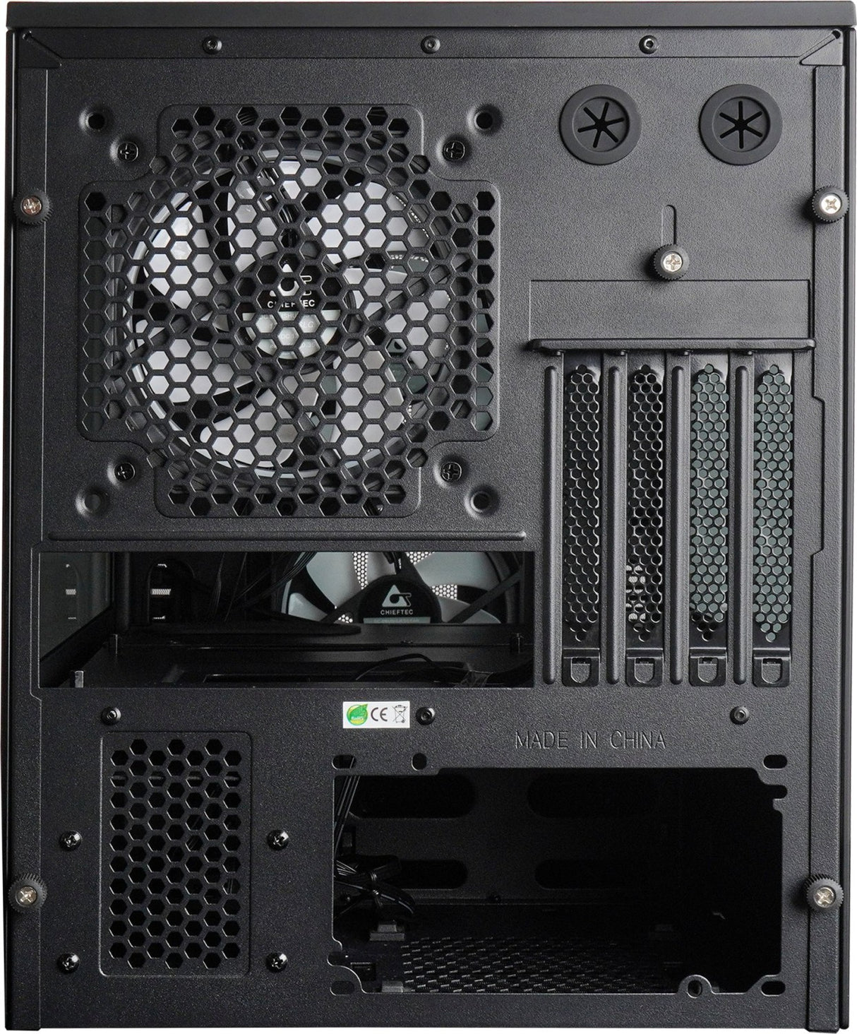 Chieftronic M2 USB3.1 Gen1 mATX RGB ohišje, črno
