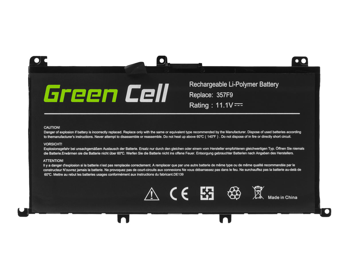 Green Cell baterija 357F9 za Dell Inspiron 15 5576 5577 7557 7559 7566 7567