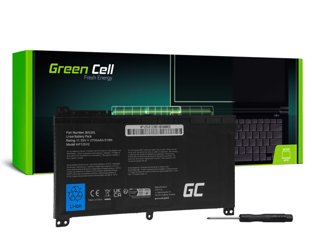 Green Cell baterija BI03XL ON03XL za HP Pavilion x360 13-U 13-U000 13-U100 Stream 14-AX 14-AX000