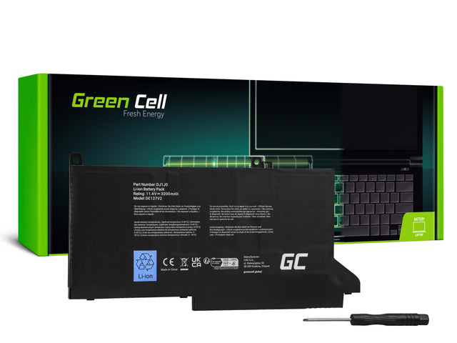 Green Cell baterija DJ1J0 za Dell Latitude 7280 7290 7380 7390 7480 7490