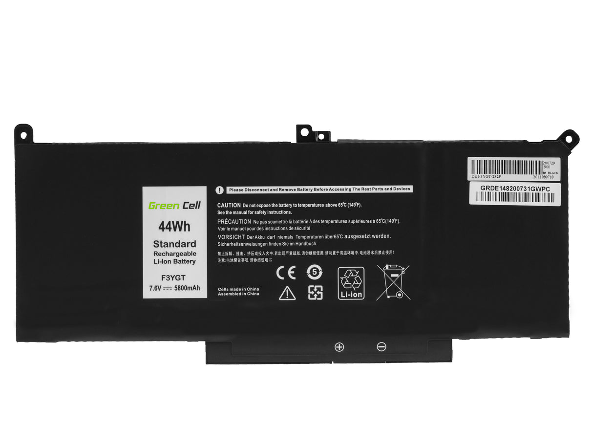 Green Cell baterija F3YGT za Dell Latitude 7280 7290 7380 7390 7480 7490