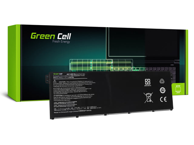 Green Cell baterija AC14B13J AC14B18J za Acer Aspire ES1-111M ES1-331 ES1-531 ES1-533 ES1-571