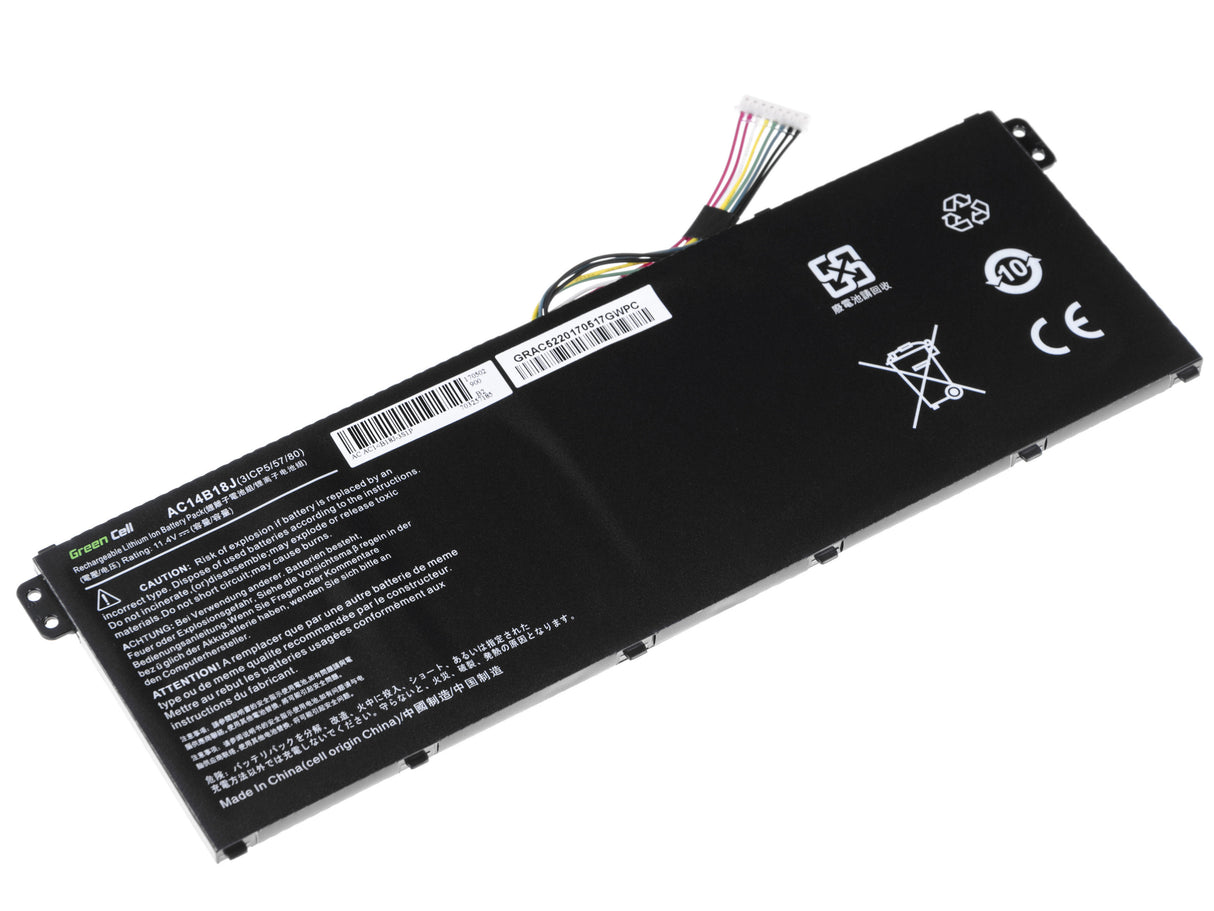 Green Cell baterija AC14B13J AC14B18J za Acer Aspire ES1-111M ES1-331 ES1-531 ES1-533 ES1-571