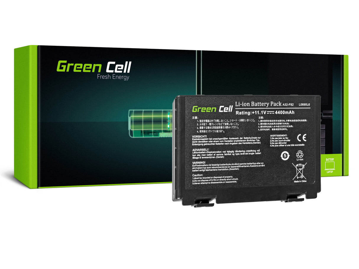 Green Cell baterija A32-F82 A32-F52 L0690L6 za Asus K40iJ K50 K50AB K50C K50IJ K50i K50iN K70 K70IJ K70IO