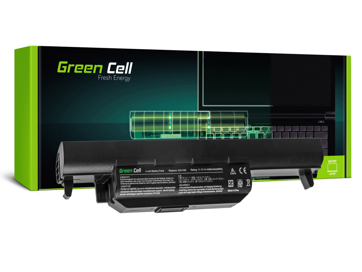 Green Cell baterija A32-K55 A33-K55 za Asus A55 K55 K55A K55V K55VD K55VJ K55VM K75 R400 R500 R500V R700 X55A X55U