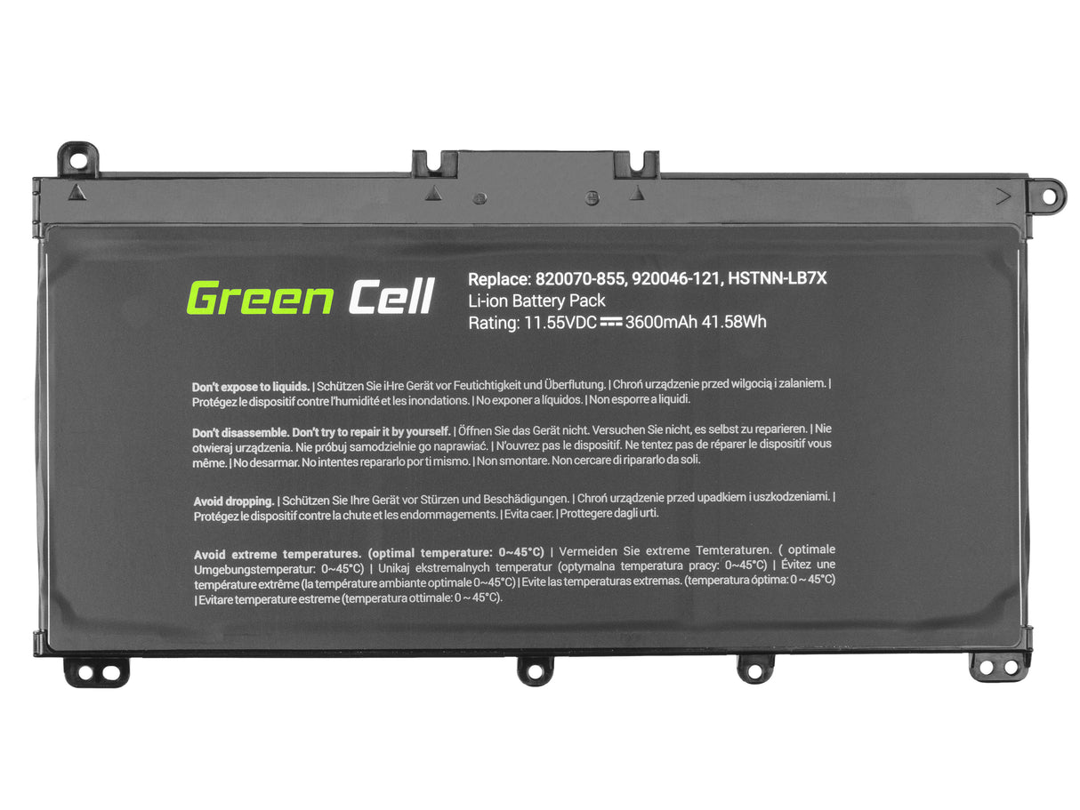 Green Cell baterija TF03XL HSTNN-LB7X 920046-421 920070-855 za HP 14-BP Pavilion 14-BF 14-BK 15-CC 15-CD 15-CK 17-AR