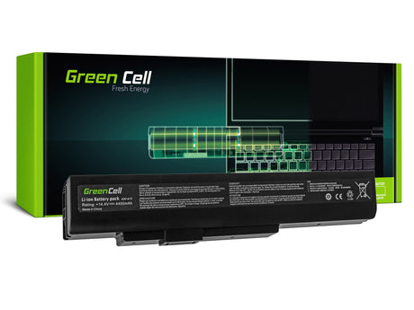 Green Cell baterija A41-A15 A42-A15 za MSI CR640 CX640, Medion Akoya E6221 E7220 E7222 P6634 P6815, Fujitsu LifeBook N532 NH532