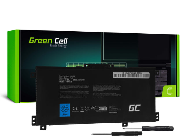 Green Cell baterija LK03XL za HP Envy x360 15-BP 15-BP000 15-BP100 15-CN 17-AE 17-BW