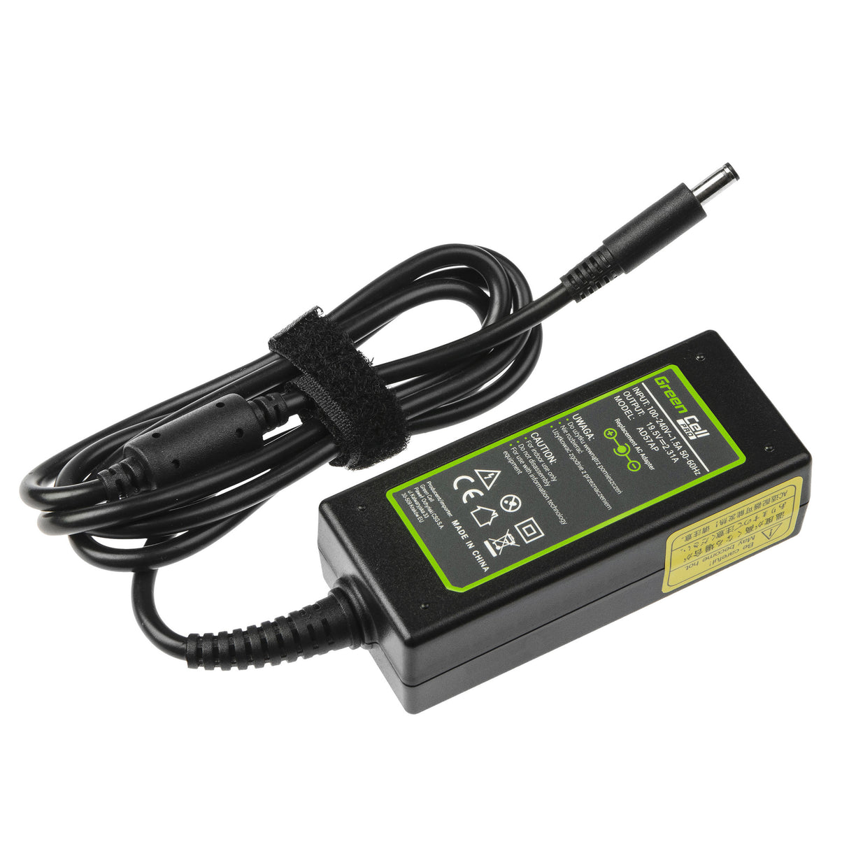 Green Cell PRO polnilec / AC Adapter 19.5V 2.31A 45W za Dell XPS 13 9343 9350 9360 Inspiron 15 3552 3567 5368 5551 5567