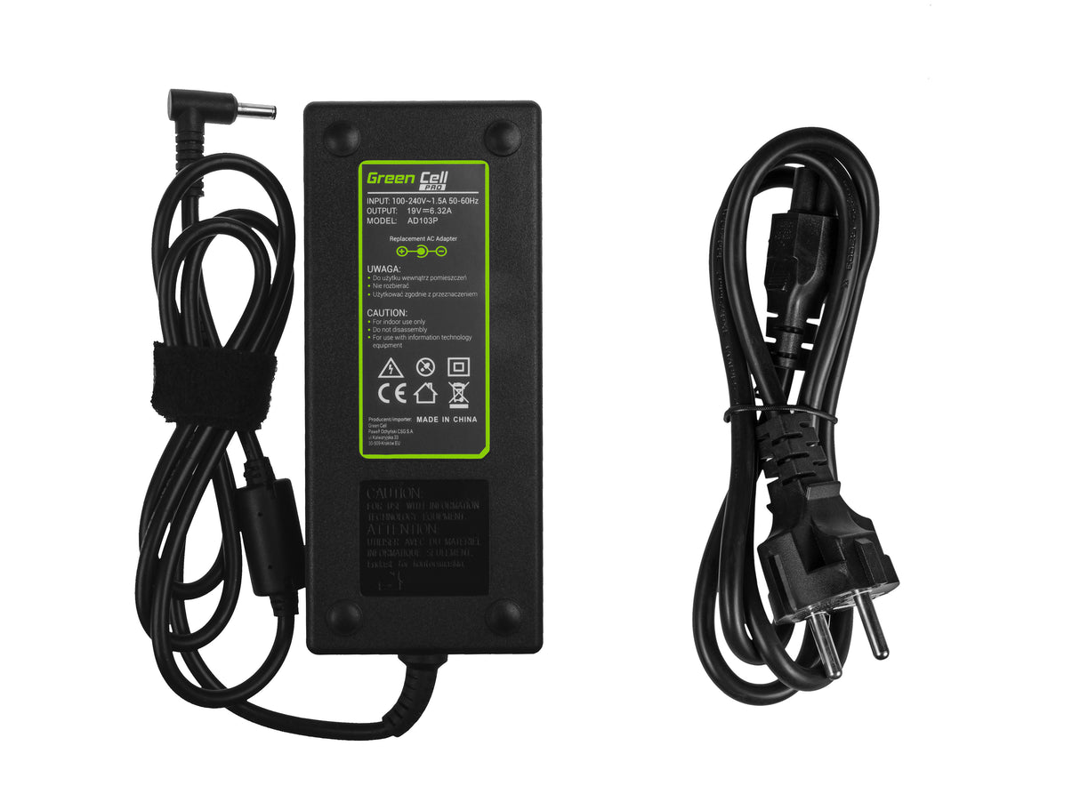 Green Cell PRO polnilec / AC Adapter 19V 6.32A 120W za Asus N501J N501JW Zenbook Pro UX501 UX501J UX501JW UX501V UX501VW