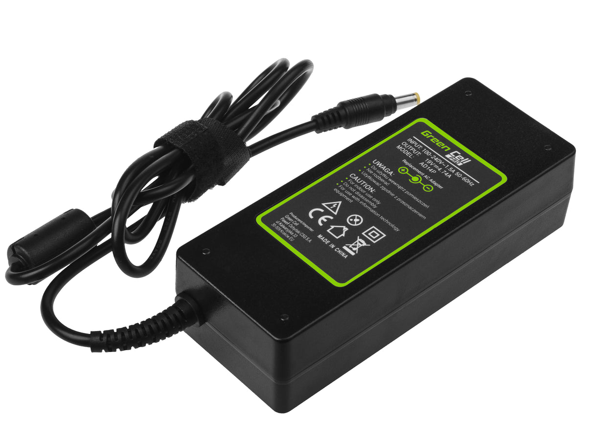 Green Cell PRO polnilec AC Adapter za HP Compaq NC6000  NX6100 NX8220 19V 4.74A