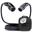Green Cell SnapTip 2 EV polnilni kabel 11 kW 7 m za Tesla Model 3 S X Y, VW ID.3, ID.4, Kia EV6, Hyundai IONIQ 5, zad Mach-E