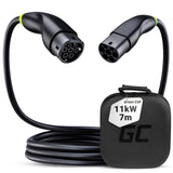 Green Cell SnapTip 2 EV polnilni kabel 11 kW 7 m za Tesla Model 3 S X Y, VW ID.3, ID.4, Kia EV6, Hyundai IONIQ 5, zad Mach-E