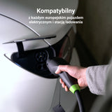Green Cell SnapTip 2 EV polnilni kabel 11 kW 7 m za Tesla Model 3 S X Y, VW ID.3, ID.4, Kia EV6, Hyundai IONIQ 5, zad Mach-E