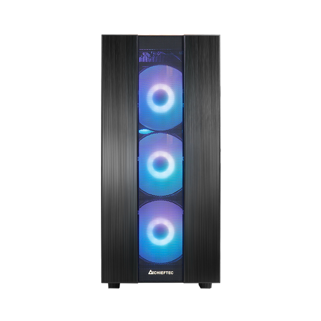 Chieftec GS-02B-OP HUNTER 2 A-RGB USB Type-C ATX ohišje, črno