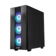 Chieftec GS-02B-OP HUNTER 2 A-RGB USB Type-C ATX ohišje, črno