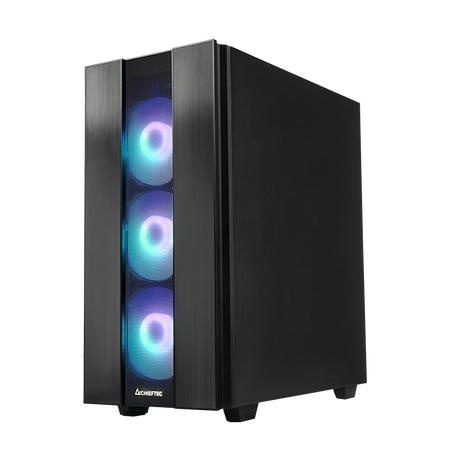 Chieftec GS-02B-OP HUNTER 2 A-RGB USB Type-C ATX ohišje, črno