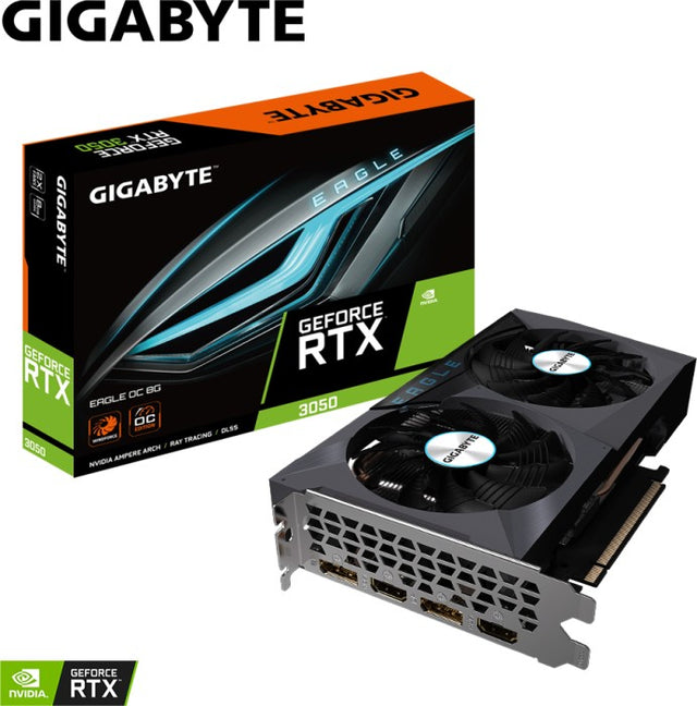 Grafična kartica GIGABYTE GeForce RTX 3050 Eagle OC 8G, 8GB GDDR6, PCI-E 4.0