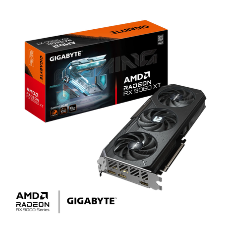 Grafična kartica GIGABYTE Radeon RX 9060 XT GAMING OC 8G, 8GB GDDR6, PCI-E 5.0
