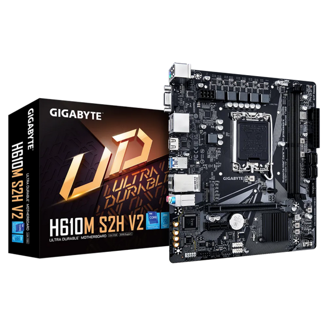 GIGABYTE H610M S2H V2, DDR5, SATA3, DP, USB3.2Gen1, LGA1700 mATX