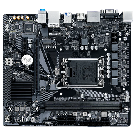 GIGABYTE H610M S2H V2, DDR5, SATA3, DP, USB3.2Gen1, LGA1700 mATX