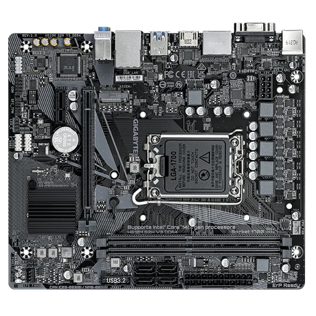 GIGABYTE H610M S2H V3 DDR4, DDR4, SATA3, HDMI, USB3.2Gen1, LGA1700 mATX