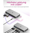 Icybox IB-DK2880-C41 priključna postaja USB4 Type-C z dvojnim video izhodom