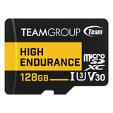 Teamgroup High Endurance 128GB MicroSD UHS-I U3 V30 100MB/s spominska kartica