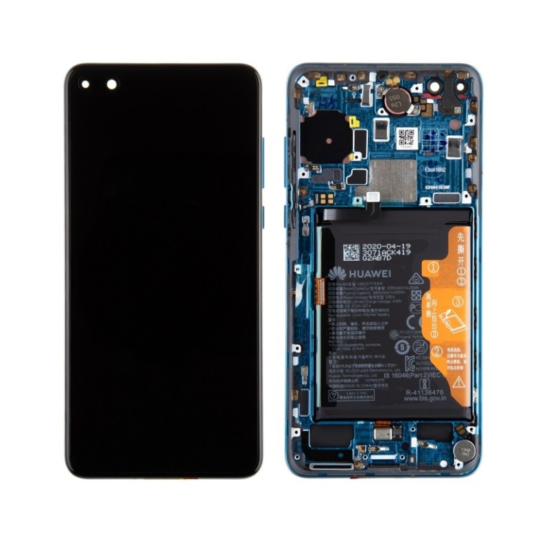 HUAWEI P40 TOUCH+LCD+FRAME BATERIJA BLUE SERVICE PACK