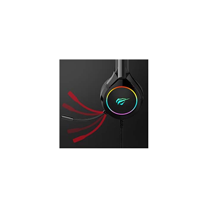 HAVIT Gamenote RGB LED slušalke z mikrofonom HV-H2232d