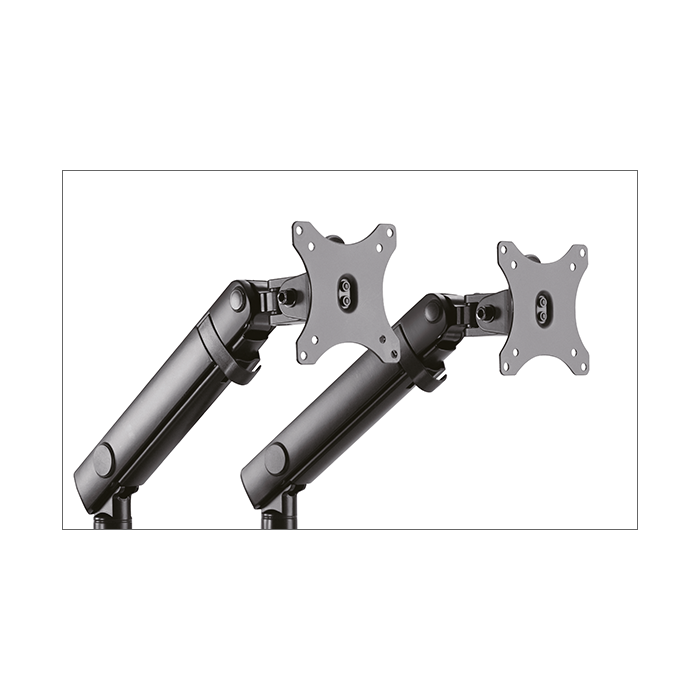 IcyBox IB-MS314-T dvojni nosilec za monitor do diagonale 32 z montažo na rob mize