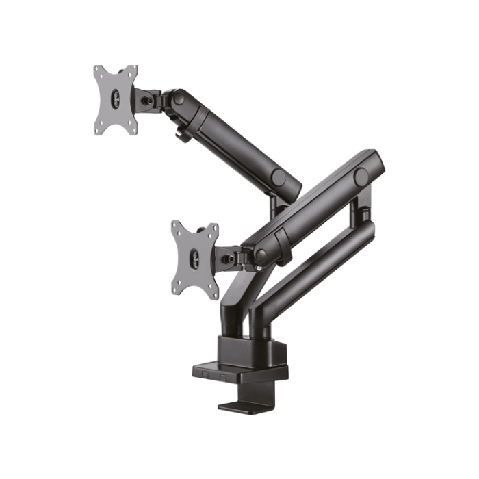 IcyBox IB-MS314-T dvojni nosilec za monitor do diagonale 32 z montažo na rob mize