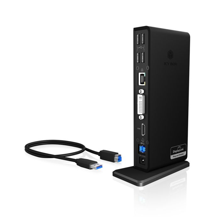 Icybox IB-DK2241AC Multi-Docking USB 3.0 priklopna postaja