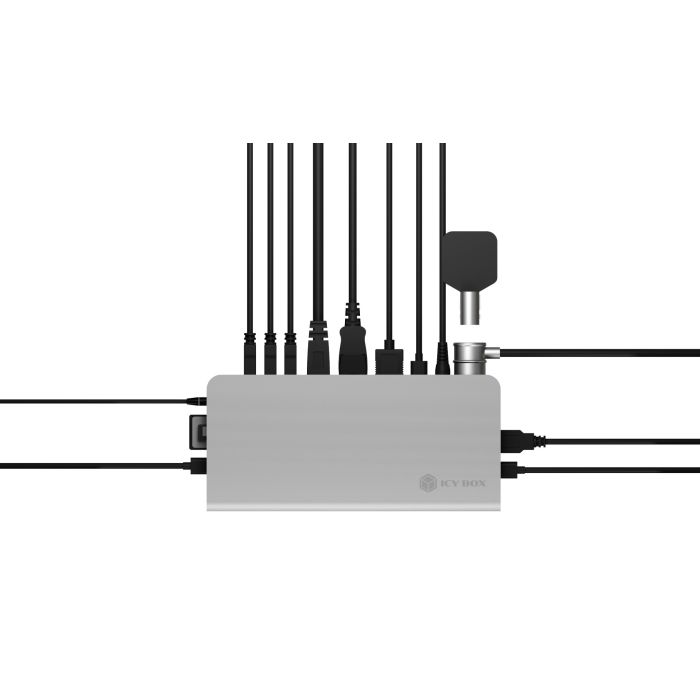 Icybox IB-DK2408-C 11-in-1 USB Type-C DockingStation priklopna postaja za prenosnik s Power Delivery