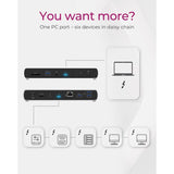 Icybox IB-DK8801-TB4 Thunderbolt 4 priklopna postaja s Power Delivery PD100W