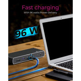 Icybox IB-DK8801-TB4 Thunderbolt 4 priklopna postaja s Power Delivery PD100W