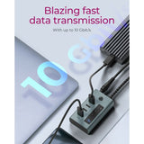 Icybox IB-HUB1454-C31 4-portno hub z vmesnikom USB 3.2 Gen 2 Type-C