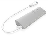 Icybox 4 portni USB 3.0 razširitveni hub, aluminijast