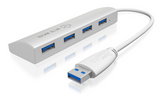 Icybox 4 portni USB 3.0 razširitveni hub, aluminijast