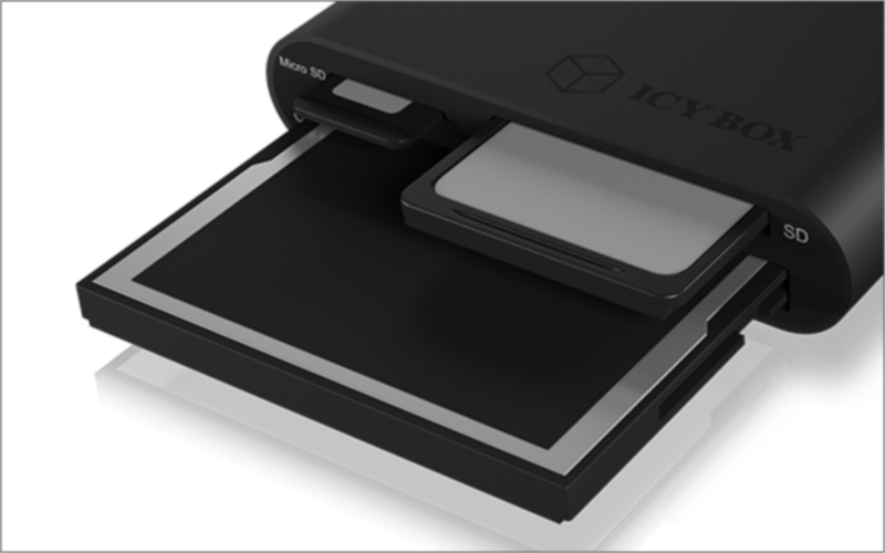 Icybox USB 3.0 zunanji čitalnik kartic