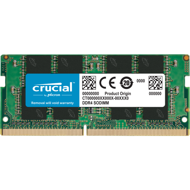 Crucial 8GB DDR4-3200 SODIMM PC4-25600 CL22, 1.2V