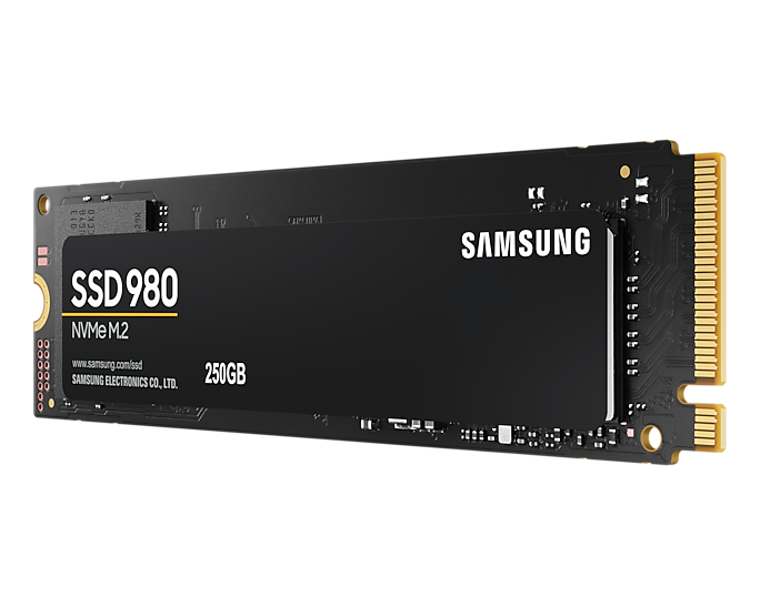 Samsung 250GB 980 SSD NVMe M.2 disk