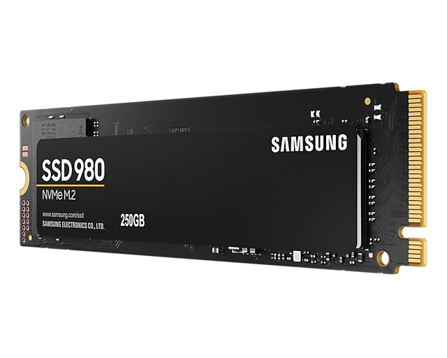 Samsung 250GB 980 SSD NVMe M.2 disk